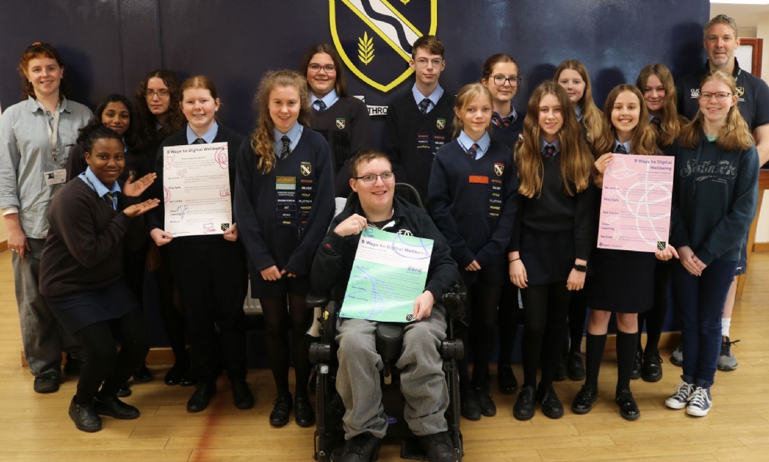 A photograph of a group of pupils